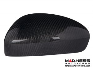 FIAT 124 Mirror Covers - Carbon Fiber - Feroce